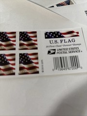 20 Forever Stamps US Flag