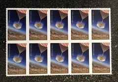 2023USA Forever Osiris REx Return to Earth Block of 10 From Sheet mint postage