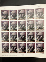 R. Buckminster Fuller 20 count USA 37 Cent stamp sheet-NEVER USED