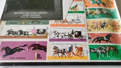 Vintage Used Horse Stamp Set Unopened Whitman 35 Pieces