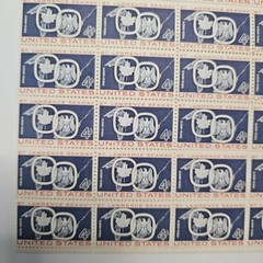 Stamp US Postage 4c 4 Cent Sheet OF 40 Stamps St Lawrence Seaway