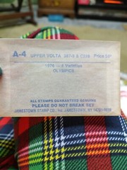 Jamestown Stamp Company A-4 Upper Volta 387-9 & C228 1976 4 Varieties Olympics