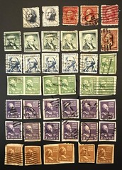 U.S. Stamp’s – George and Martha Washington.