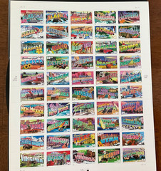Greetings from America 34 cent stamps