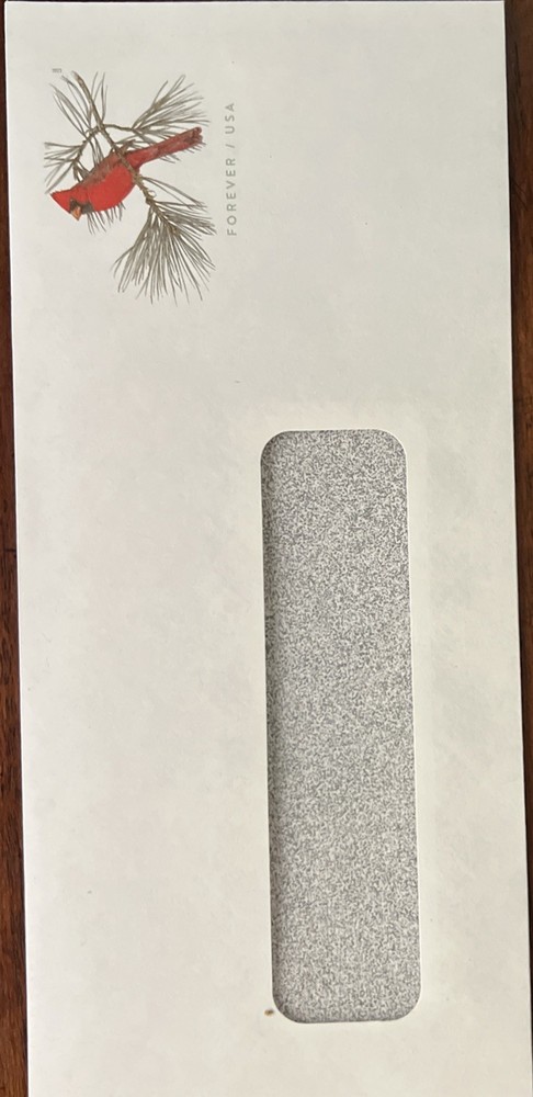 Business envelopes, postage paid (forever stamp) Size 9. Item 293400