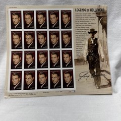 USPS 2008 Gary Cooper 44¢ Legends of Hollywood Stamp Sheet – Classic Film Icon