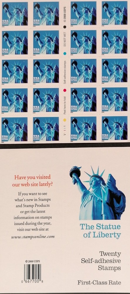 U S A 2000 STATUE OF LIBERTY M N H