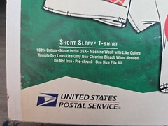 NEW NOS 1996 Tultex USPS United States Postal Service Christmas Stamp T-Shirt XL