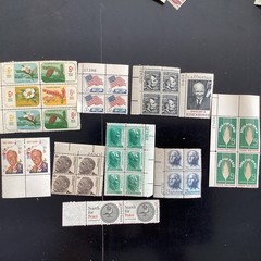 stamp lot of 10 blocks – 1962 -1967