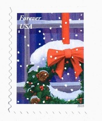 40 FOREVER STAMPS USPS 2 Booklets CHRISTMAS Holiday Windows
