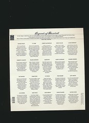 Baseball Legends Lot of TEN Mint NH Full Sheets. USA #3408 a-t Issued in 2000