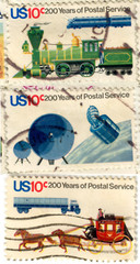 USA – 1975 The 200th Anniversary of Postal Service #2