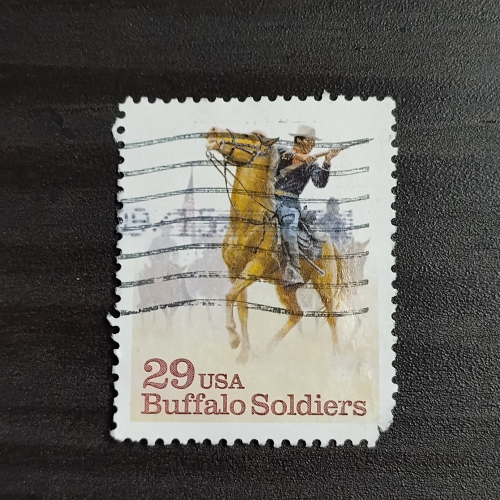 1994: 29 Cents, Buffalo Soldiers, Scott #2818 – Vintage USA Stamp