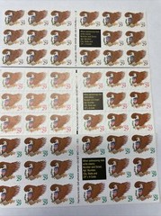 US SCOTT 3 BOOKS OF 17 USA EAGLE & SHIELD STAMPS 29 CENT FACE MNH