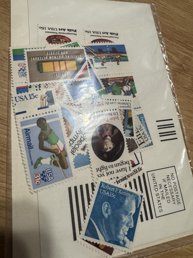 1979 Commemorative Mint Set US Postage, Great Condition, Over $4 Face Value