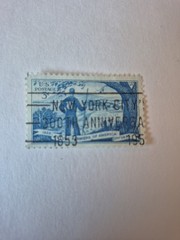 3 Cent Future Farmers Of America Postage Stamps New York City 300th Anniversary