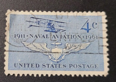 # 1185 – 1961 4c Naval Aviation + 2 Free stamps