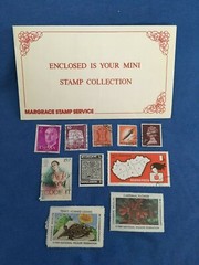 Vintage Collection of Stamps primarily from 1970s