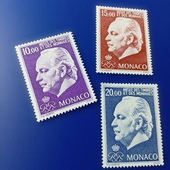 9947 Foreign Stamps Monaco 1996 Commemorating Rainier III Engraved 3V