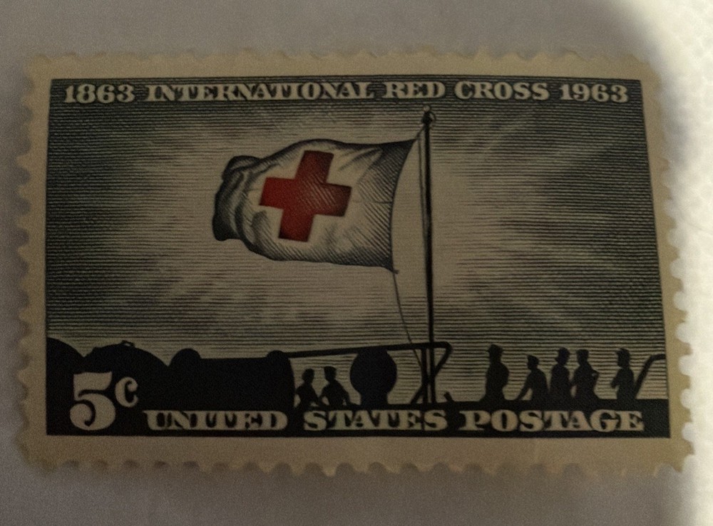 International Red Cross Centennial Postage Stamp