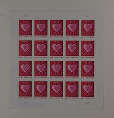 US SCOTT 4847 PANE OF 20 LOVE STAMPS FOREVER MNH
