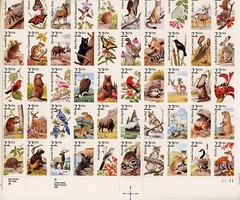US Stamp #2286-2335 North American Wildlife 22c – Sheet of 50 – MNH – CV $50.00