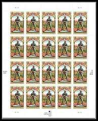 US SCOTT 4341 PANE OF 20 TAKE ME OUT TO THE BALL GAME 42 CENT FACE MNH