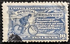 US 1917 Stamps Sc # E11 10c Special Delivery Used