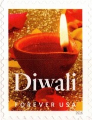 USA 2016 DIWALI HINDU FESTIVAL OF LIGHTS HOLIDAY BLOCK OF FOUR SCOTT 5142 MNH