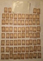 LOT OF (74) USA 1959 -U.S. SCOTT #1134 PETROLEUM INDUSTRY 4 CENT USED STAMPS 