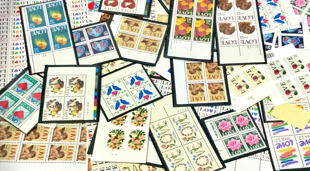 United States MNH All-Different Love Stamps BCV$20.00