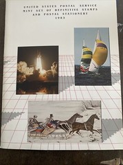 USPS 1983 Mint Set Definitive Stamps Postal Stationery Yearbook Album