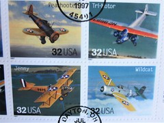 CLASSIC AMERICAN AIRCRAFT First DAY ISSUE Pane of 20 beautiful stamps 1997