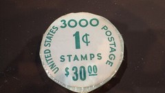 Scott 1299 1968 1c Prominent American Thomas Jefferson COIL ROLL OF 3000 Sealed