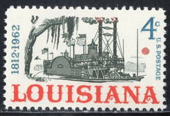 USA 1962 – LOUISANA, 1812-1962 – MNH Commemorative Postage Stamp – Scott #1197