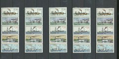 #2405-2409 Mint Never Hinged Steamboats Booklet Panes Wholesale LOT TEN Panes