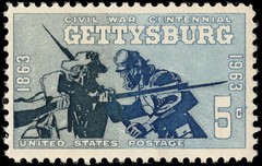 USA 1963 – Gettysburg 1863-1963 : Civil War Centennial – MNH Stamp – Sc. #1180