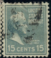 USA – 1938 – Presidential Issue – James Buchanan – 15¢ – #3650