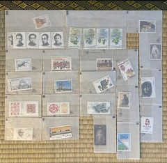 China Post, Chinese stamps, foreign stamps, 45 pieces, in good condition