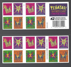 DISCOUNT POSTAGE 💥2022 » PINATAS! » 💥20 Forever Stamp 💥FV USD15.60
