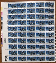 Commercial Aviation – Scott 1684 – Mint sheet of 50 stamps – Free shipping