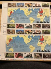US SCOTT 2559 PANE OF 20 1941 A WORLD AT WAR STAMPS 29 CENT FACE MNH