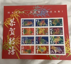SCOTT # 3895-HAPPY NEW YEAR-FOLIO OF (24) 39 CENT STAMPS
