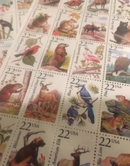 10 .22 Animal Stamps For Holiday, Wedding And Valentine Mail