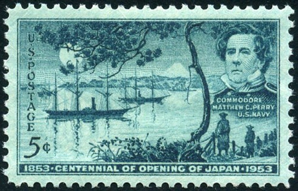 USA 1953 – The Opening of Japan Centennial Issue, 1853-1953–MNH Stamp–Sc.#1021