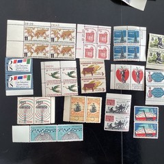 stamp lot of 14 blocks – 1963-1967