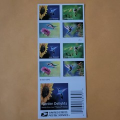 USPS Garden Delights Booklet of 20 Forever Stamps Scott #5845-5848