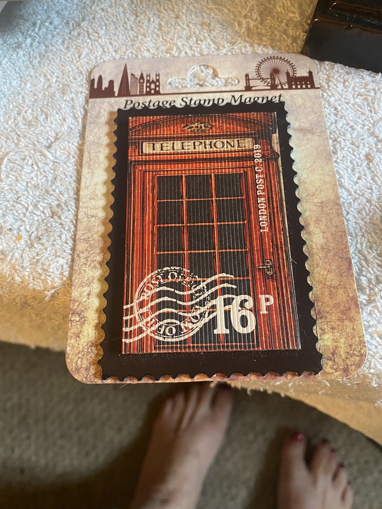 Postage stamp magnet London Post see 2019 brand new