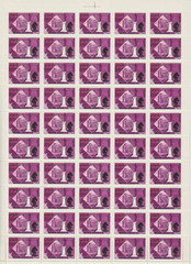 Chess USSR 4 Full Sheets MNT (22/141, 145,147, 148)