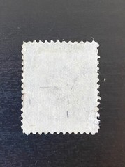 US Scott #87 Single 2 cent stamp U.S. Jackson 1868 E Grill 11×13 mm used M068